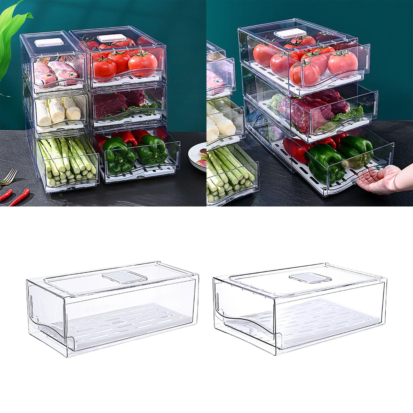 Fridge Drawer Bins Pantry Orga - Food Storage Without Pantry ulasan dan harga