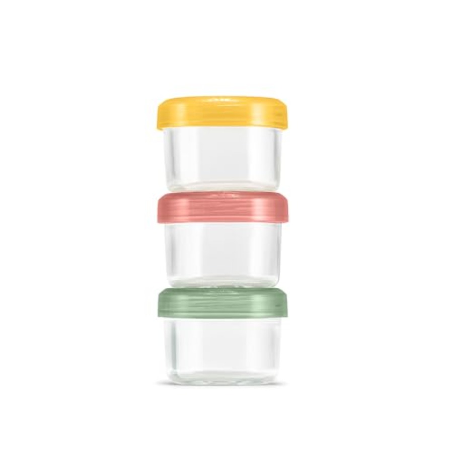 Color Lock Glass Meal Prep Set - Food Storage Containers Glass ulasan dan harga