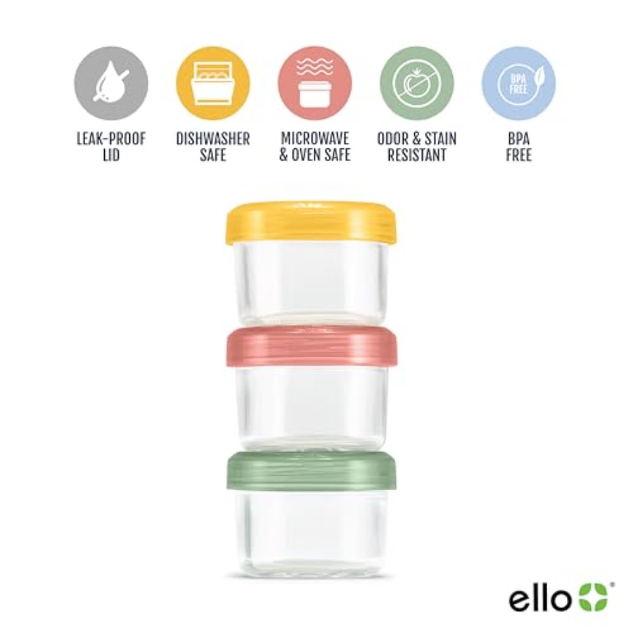 Color Lock Glass Meal Prep Set - Food Storage Containers Glass ulasan dan harga