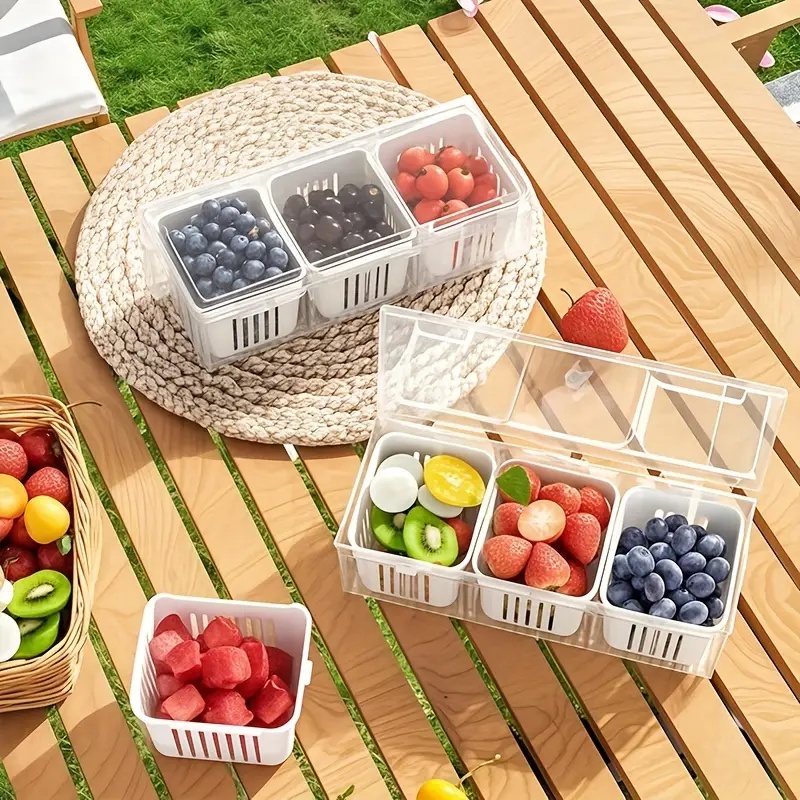 1pc Compartment Food Storage C - Food Storage With Compartments ulasan dan harga