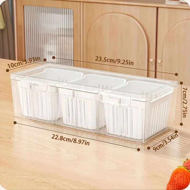 1pc Compartment Food Storage C - Food Storage With Compartments ulasan dan harga