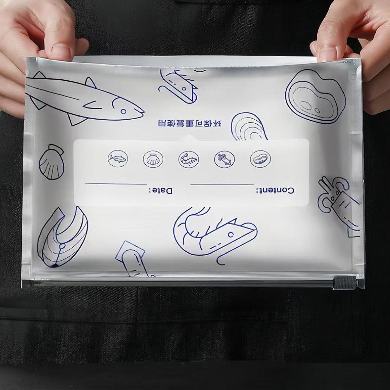 30pcs Aluminum Foil Food Bags  - Food Storage Ziploc Bags ulasan dan harga
