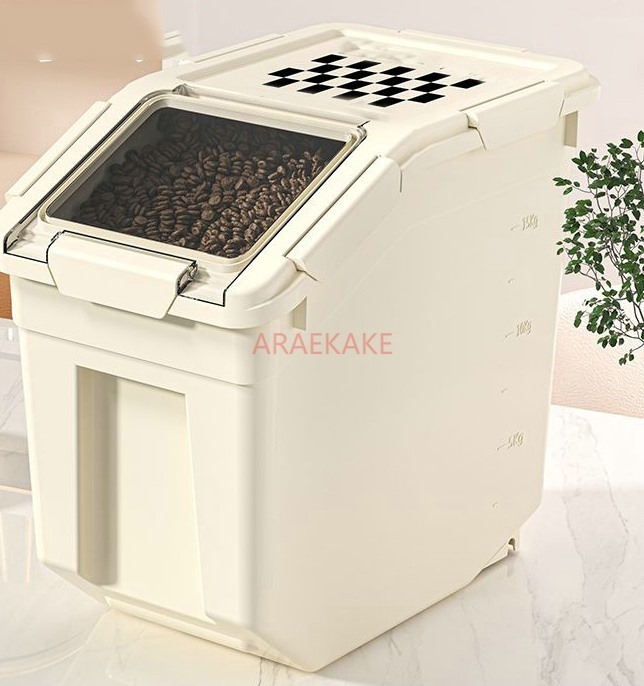 Pet food storage bucket, cat f - Food Storage Pet ulasan dan harga