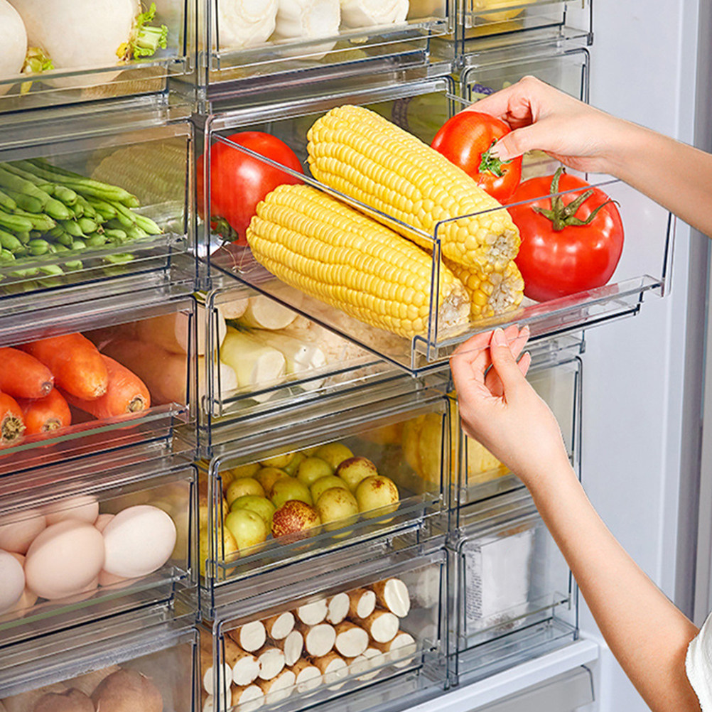 Refrigerator Organizer Storage - Food Storage Without Pantry ulasan dan harga
