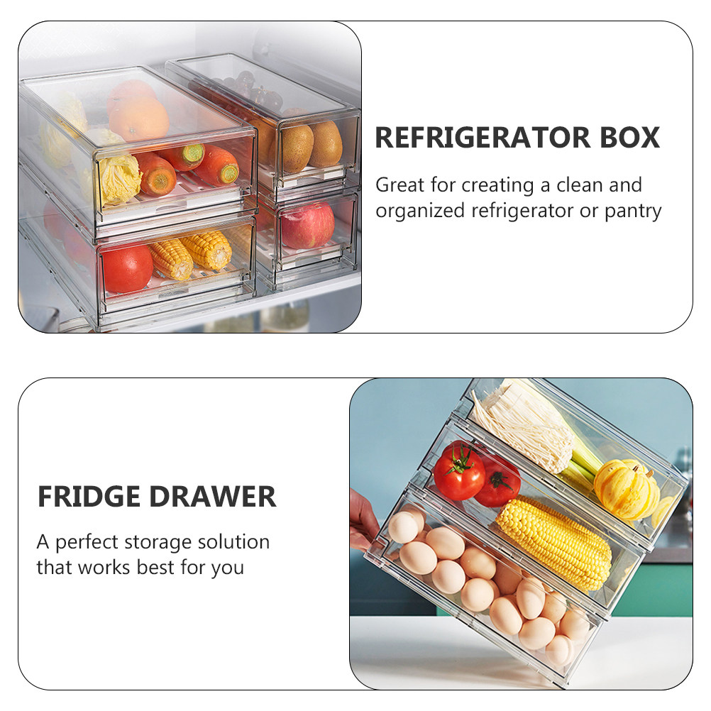 Refrigerator Organizer Storage - Food Storage Without Pantry ulasan dan harga
