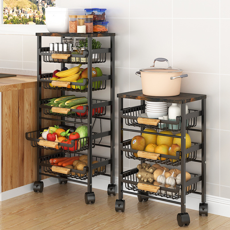 5 Tier Wire Fruit Basket - Kit - Food Storage Without Pantry ulasan dan harga