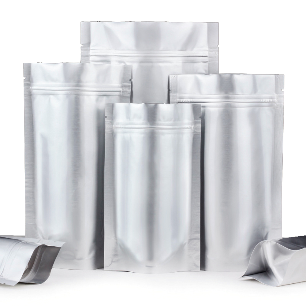 100Pcs Silver Zip Lock Pure My - Food Storage Ziploc Bags ulasan dan harga