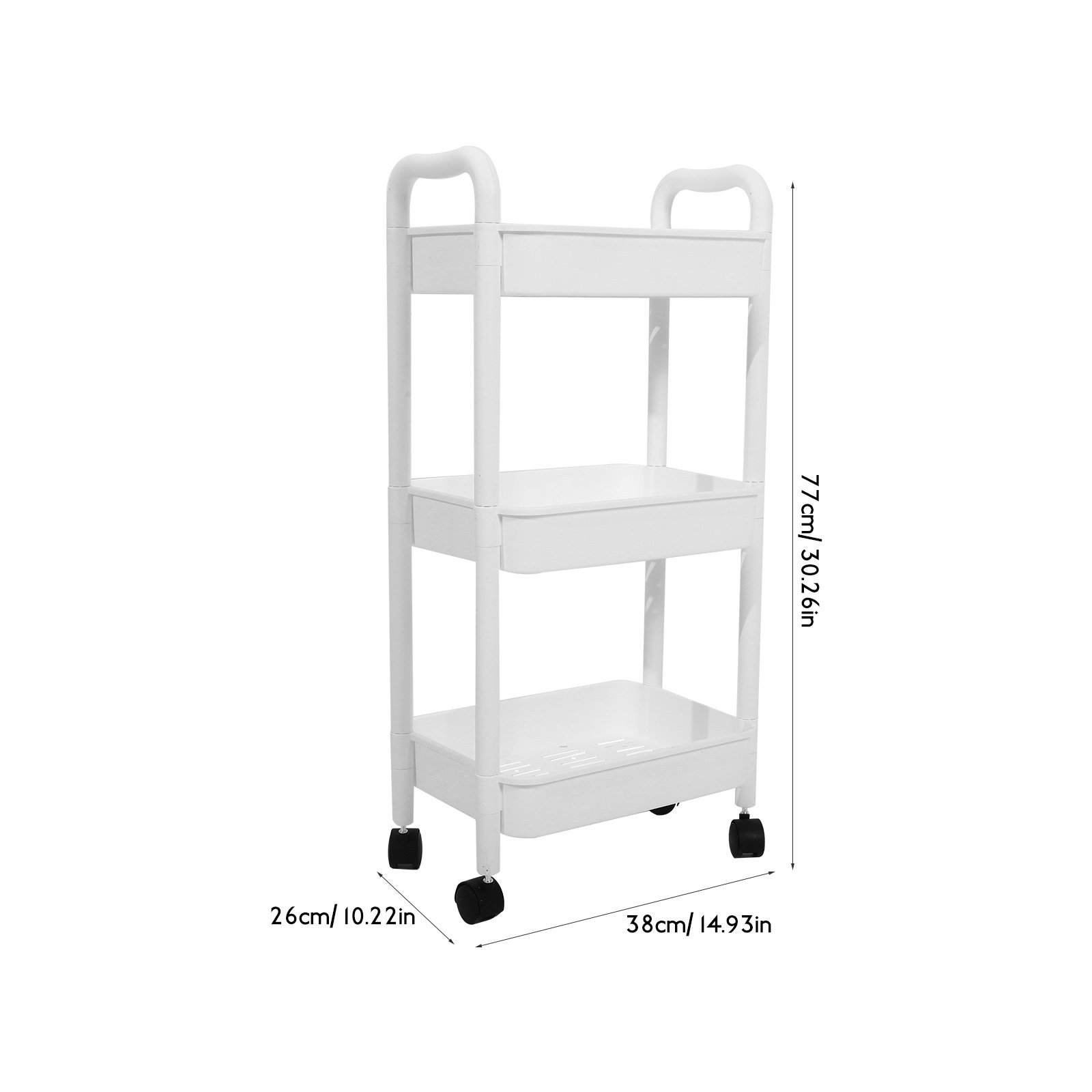Storage Shelves Book Carts wit - Food Storage On Wheels ulasan dan harga