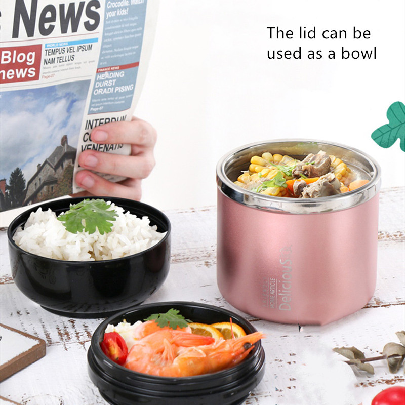 Lunch Box Stainless Steel Ther - Food Storage For Long Term ulasan dan harga