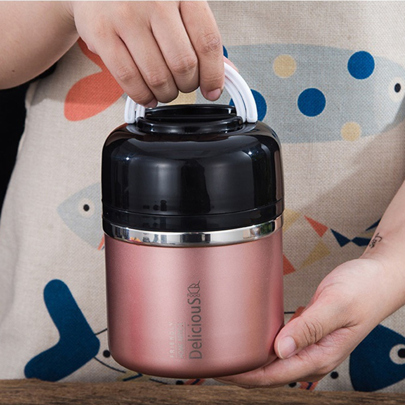 Lunch Box Stainless Steel Ther - Food Storage For Long Term ulasan dan harga