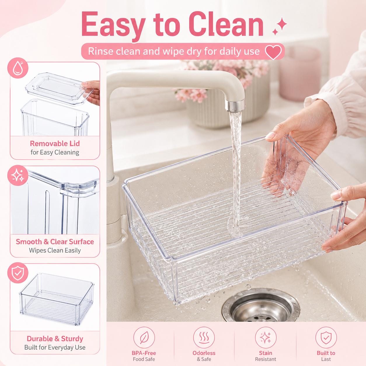 Stackable Refrigerator Organiz - Food Storage Without Pantry ulasan dan harga