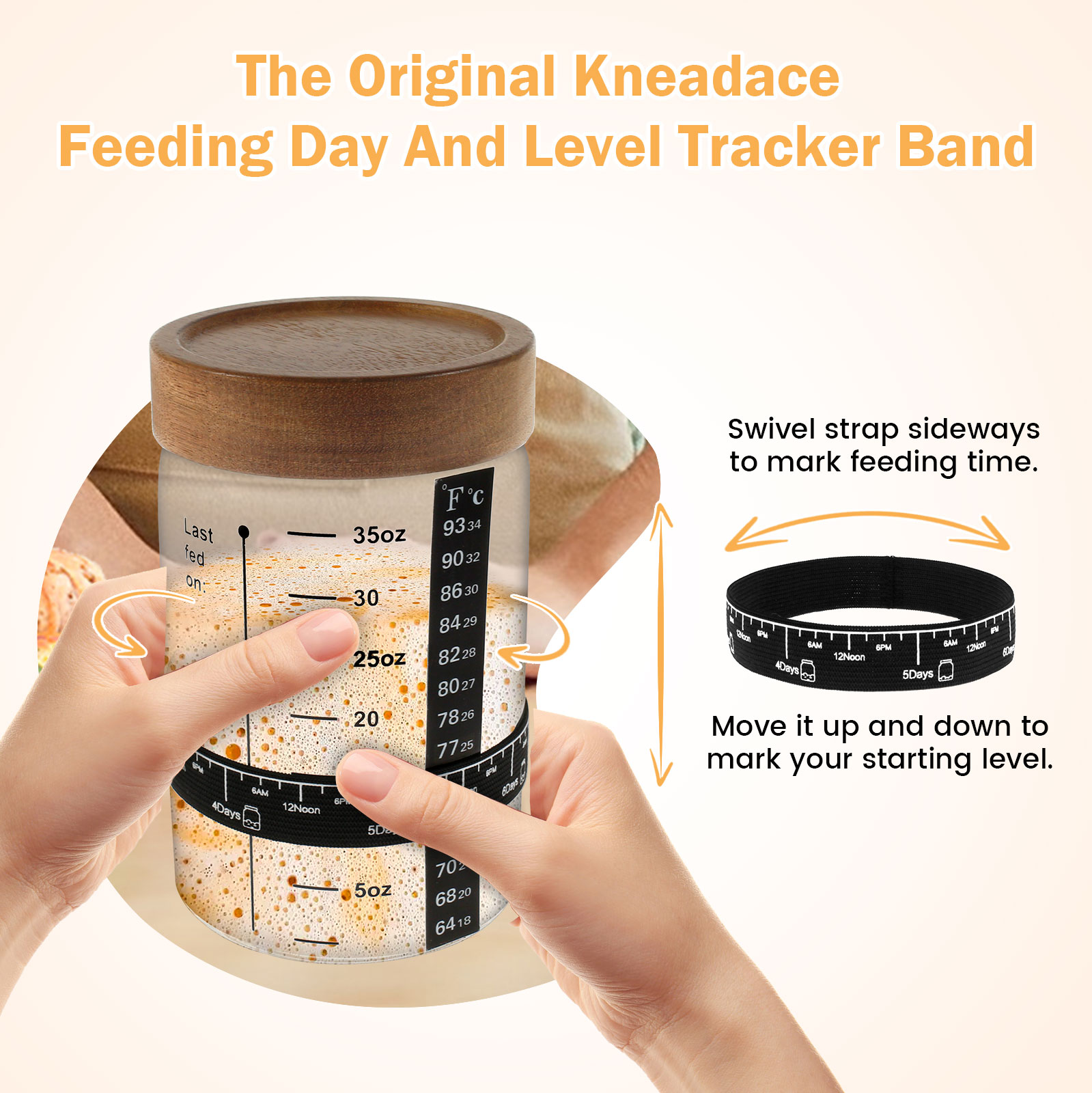 Sourdough Starter Jar Kit 1000 - Food Storage Containers Glass ulasan dan harga