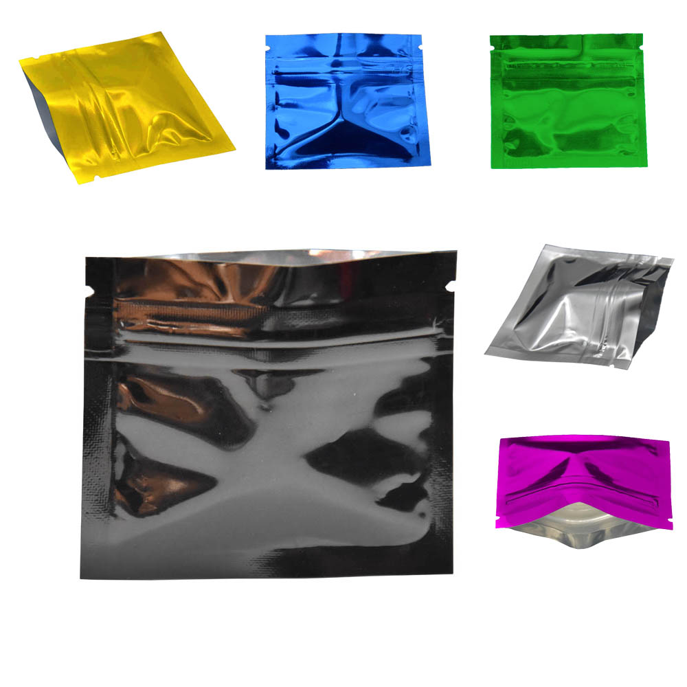 100Pcs Colorful Glossy Aluminu - Food Storage Ziploc Bags ulasan dan harga