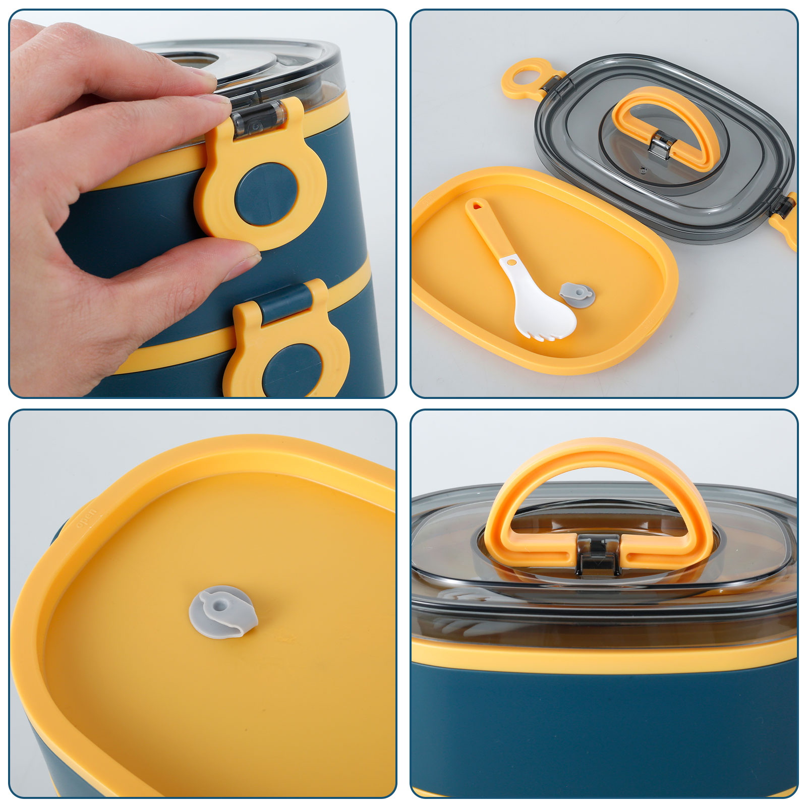 Portable adult lunch box 2000M - Food Storage To Keep Warm ulasan dan harga