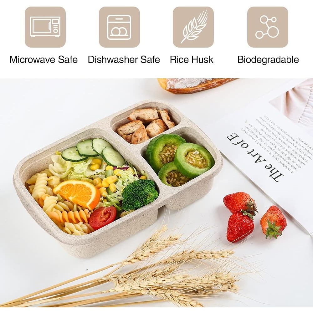 1 Bento Box Lunch Box for Kids - Food Storage With Compartments ulasan dan harga
