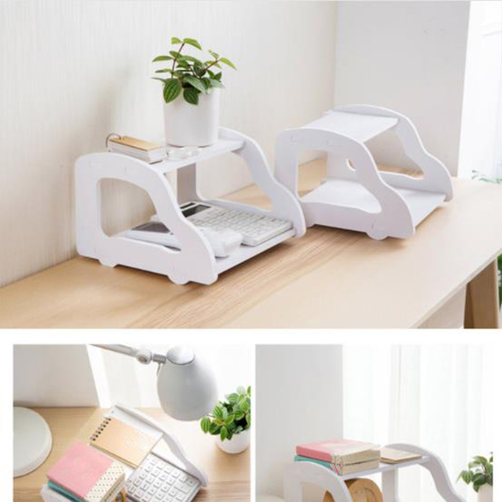 Wall Mount 2-Tier Router Shelf - Food Storage Rack ulasan dan harga