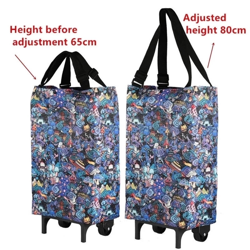Folding Storage Bag High Capac - Food Storage On Wheels ulasan dan harga