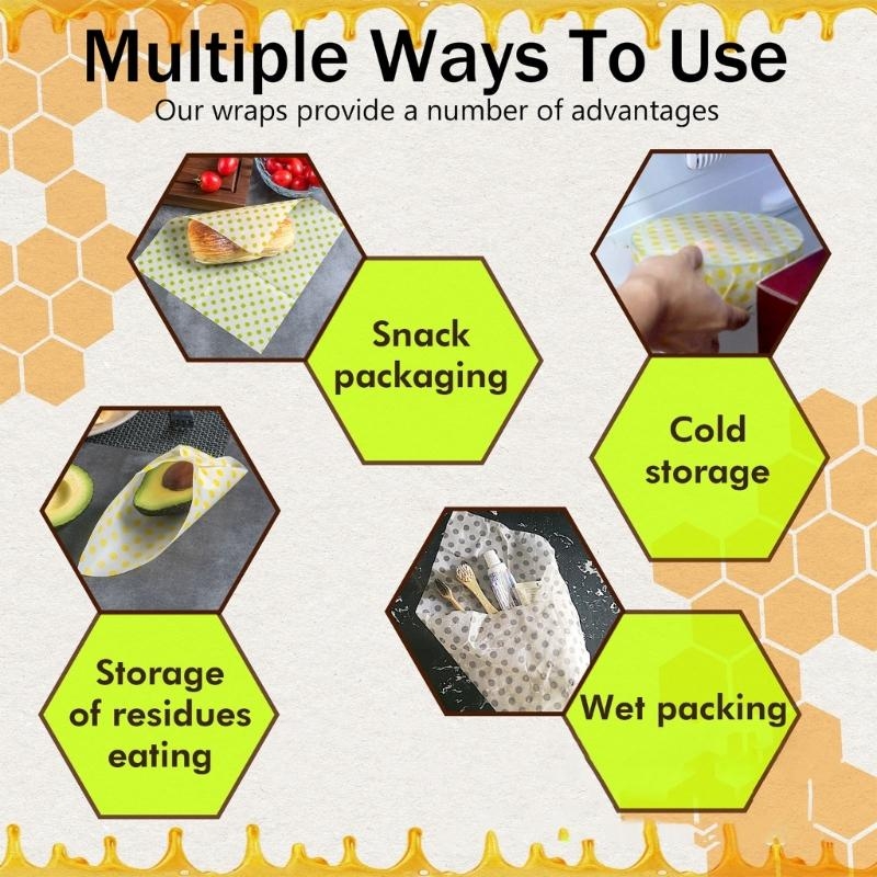 Multipurpose Beeswaxs Food Sto - Beeswax Food Wrap ulasan dan harga