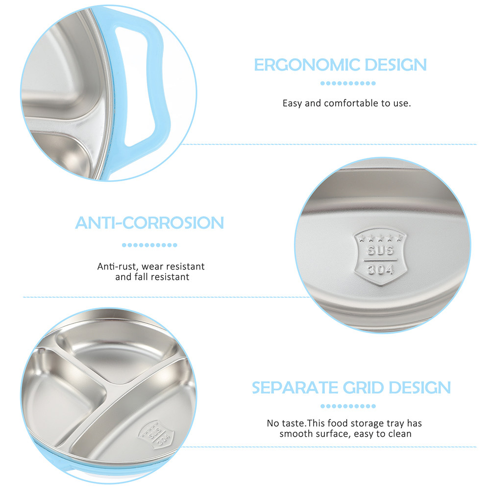 Divided Food Stainless Steel K - Food Storage With Compartments ulasan dan harga
