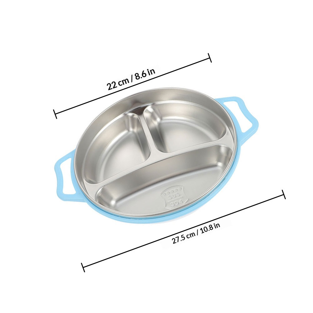 Divided Food Stainless Steel K - Food Storage With Compartments ulasan dan harga