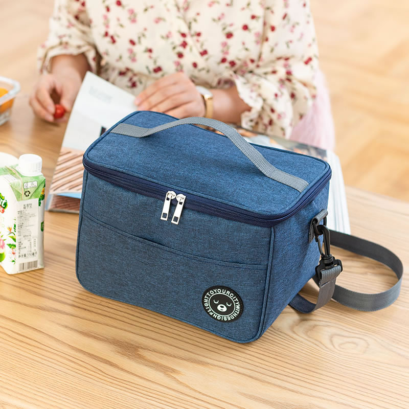 Square Insulated Lunch Bag Alu - Food Storage To Keep Warm ulasan dan harga
