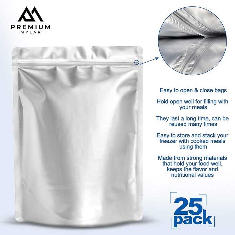 25 Mylar Bags  - 10