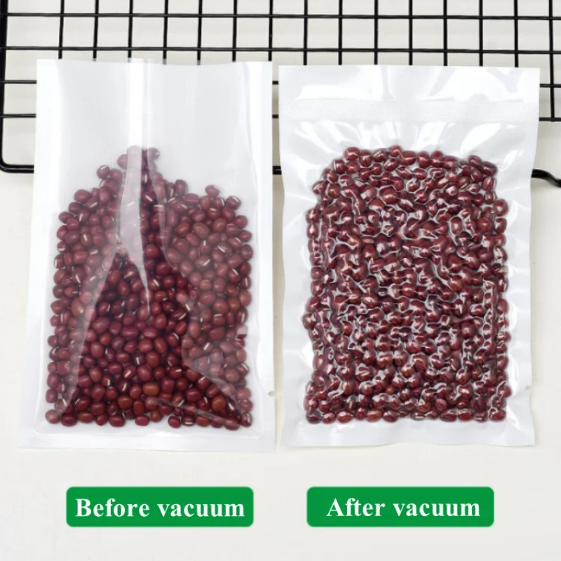 100PCS Open Top Clear White Va - Food Storage For Long Term ulasan dan harga