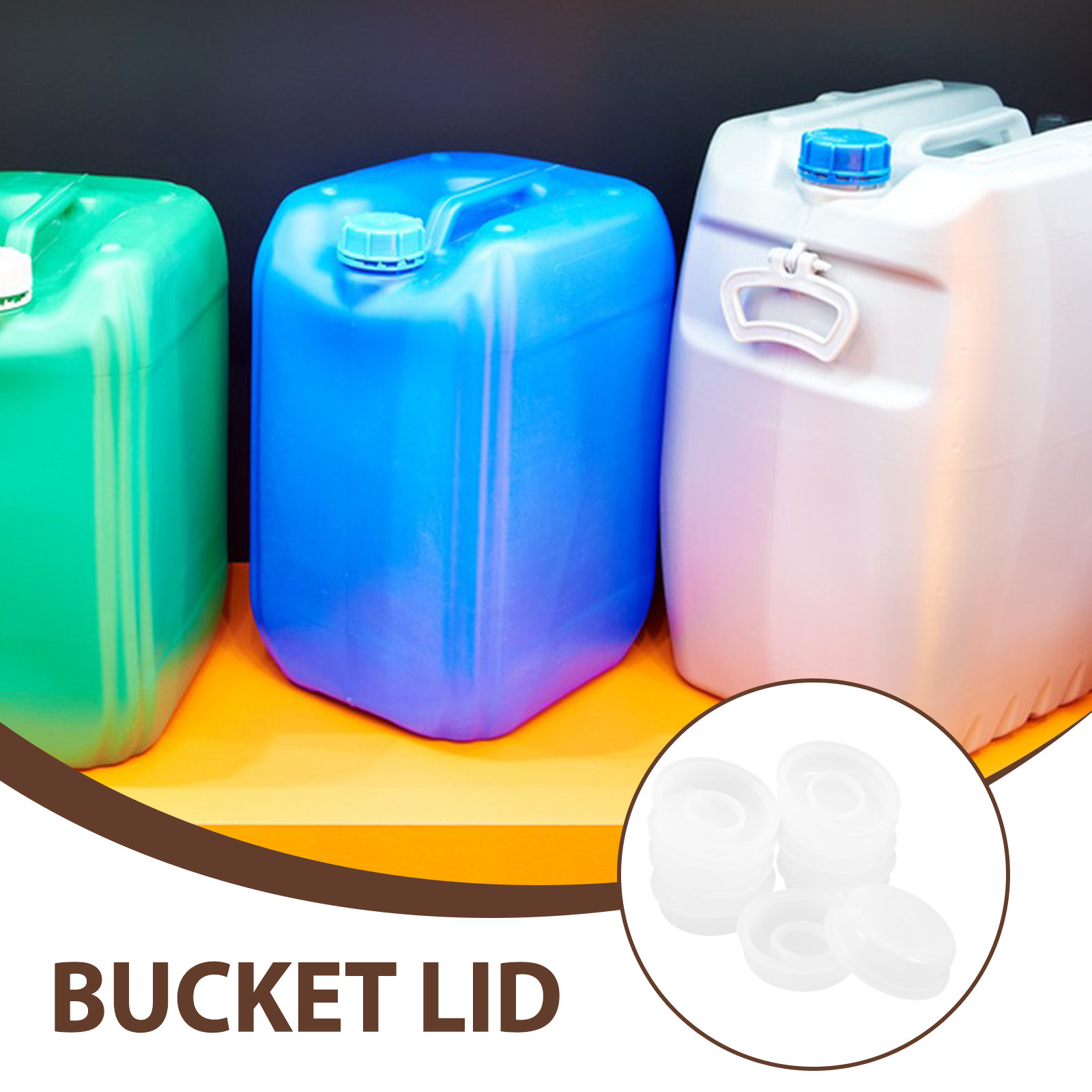 10Pcs Plastic Chemical Bucket  - Food Storage Pet ulasan dan harga
