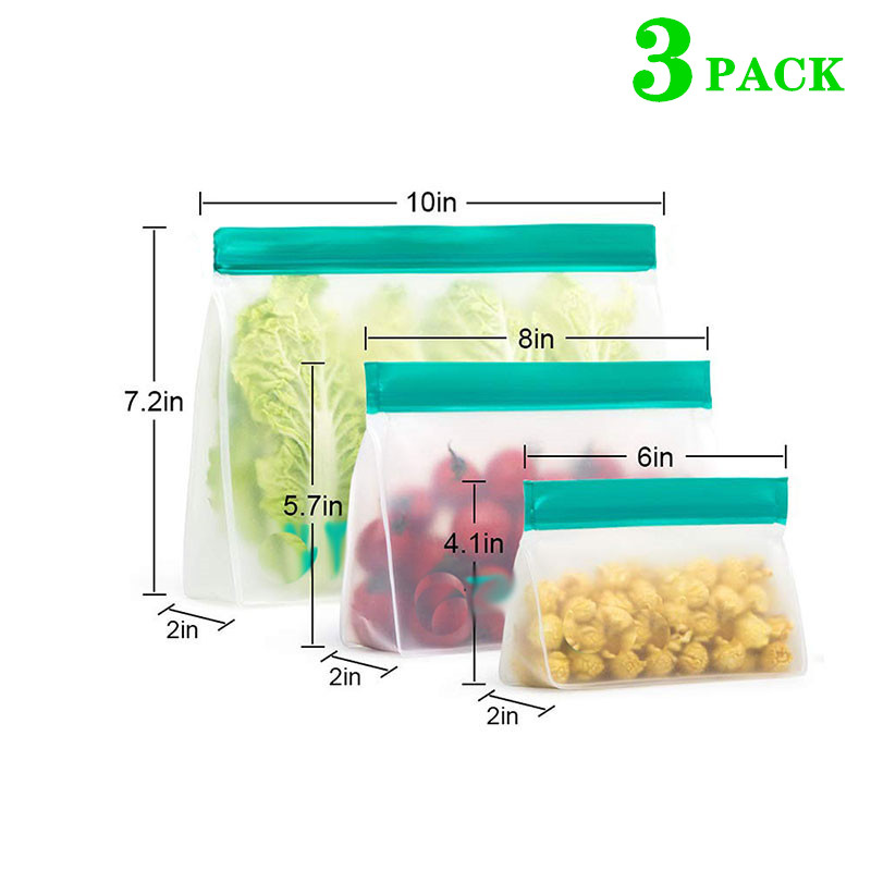 Reusable Food Storage Bag Upgr - Food Storage Ziploc Bags ulasan dan harga