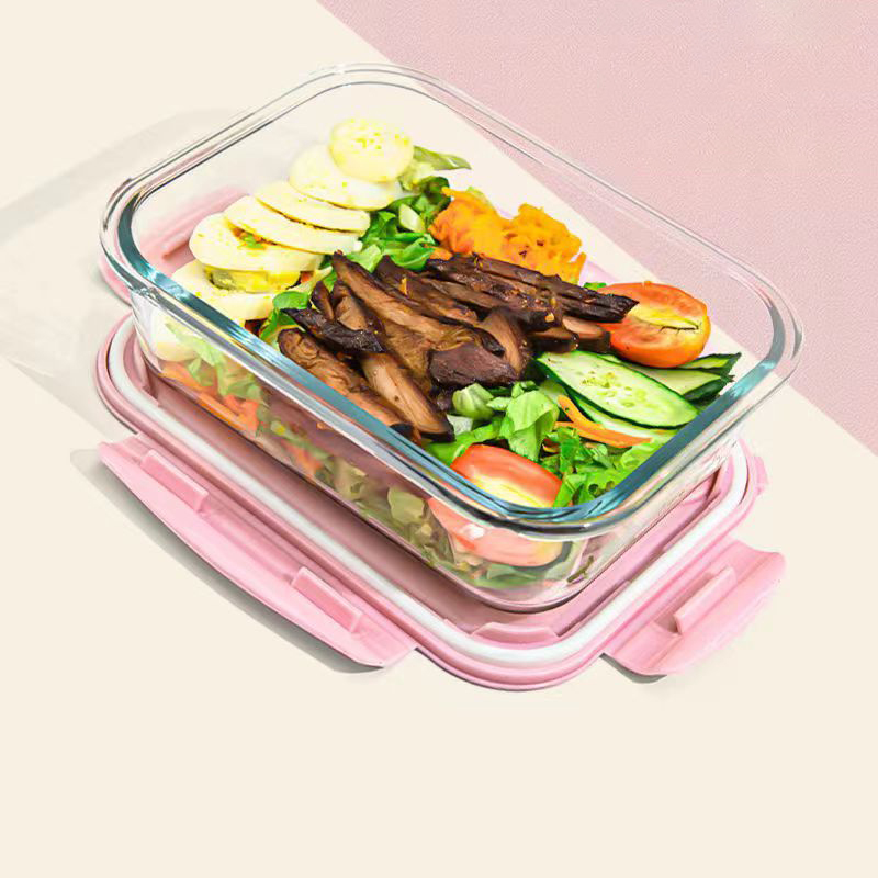 New style Lunch Box Glass 1050 - Food Storage With Compartments ulasan dan harga