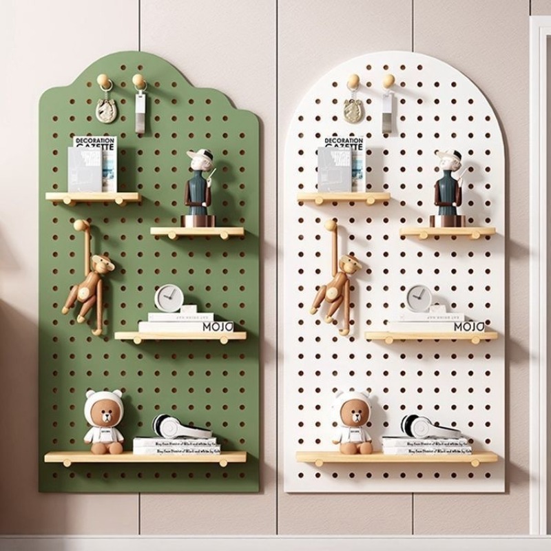 Wooden Cavities Board Wall She - Food Storage Rack ulasan dan harga