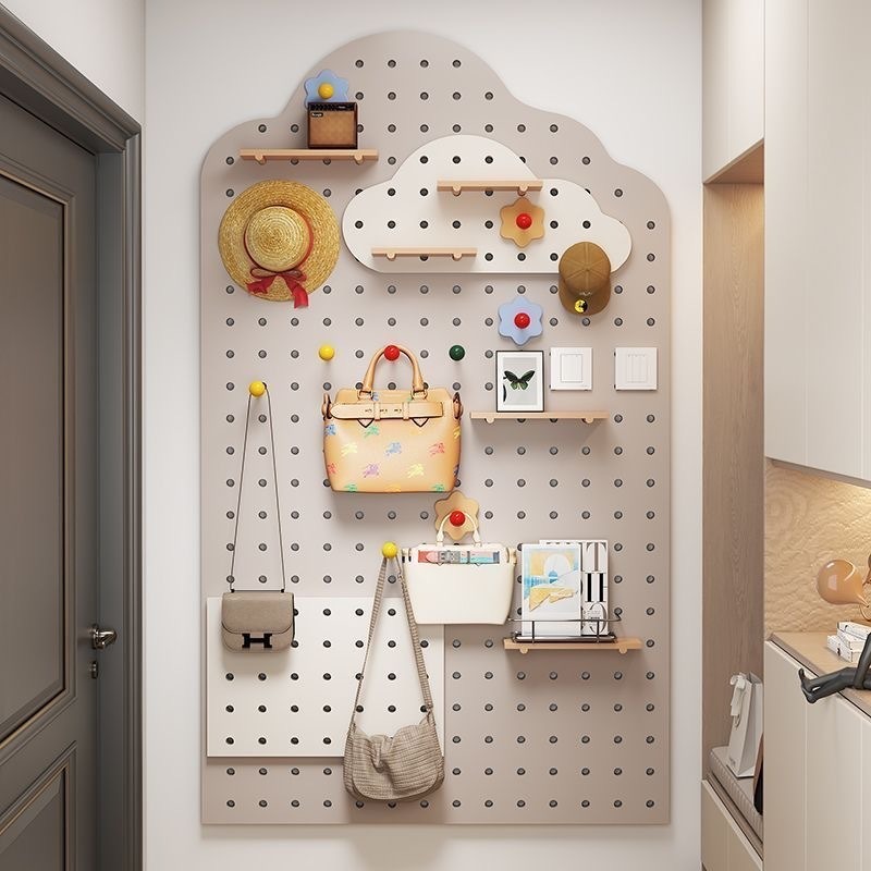 Wooden Cavities Board Wall She - Food Storage Rack ulasan dan harga