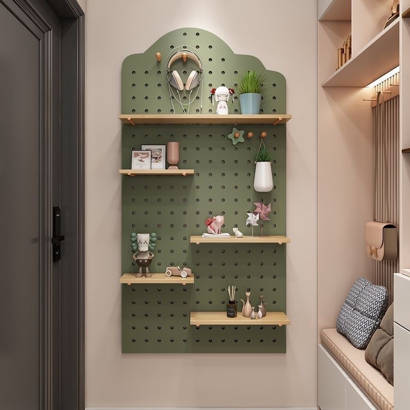 Wooden Cavities Board Wall She - Food Storage Rack ulasan dan harga