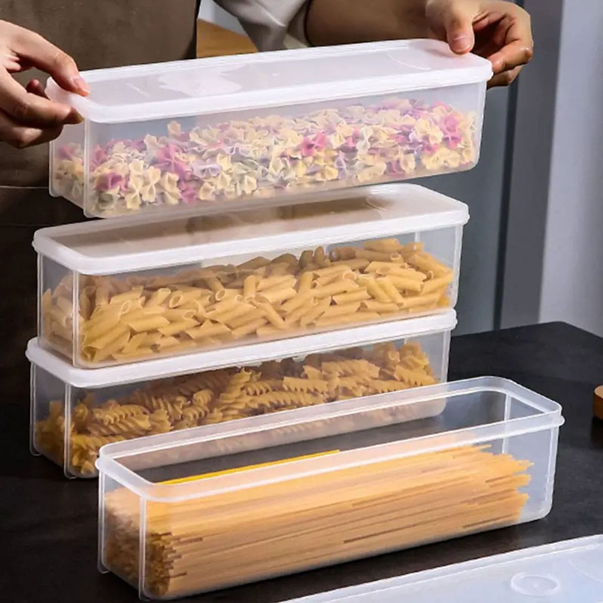 1 Plastic Transparent Storage  - Food Storage Ideas ulasan dan harga