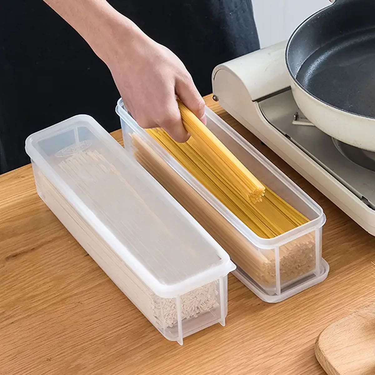 1 Plastic Transparent Storage  - Food Storage Ideas ulasan dan harga